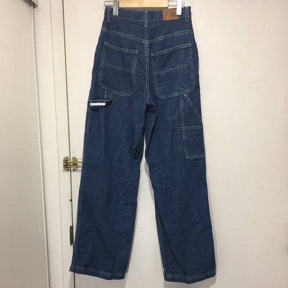 VINTAGE TOMMY HILFIGER CARPENTER HIGH RISE JEANS SIZE 8 - Picture 5 of 8